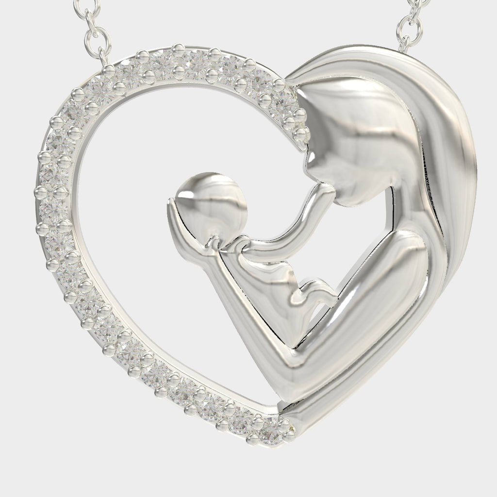 Mother's Embrace Pendant Necklace