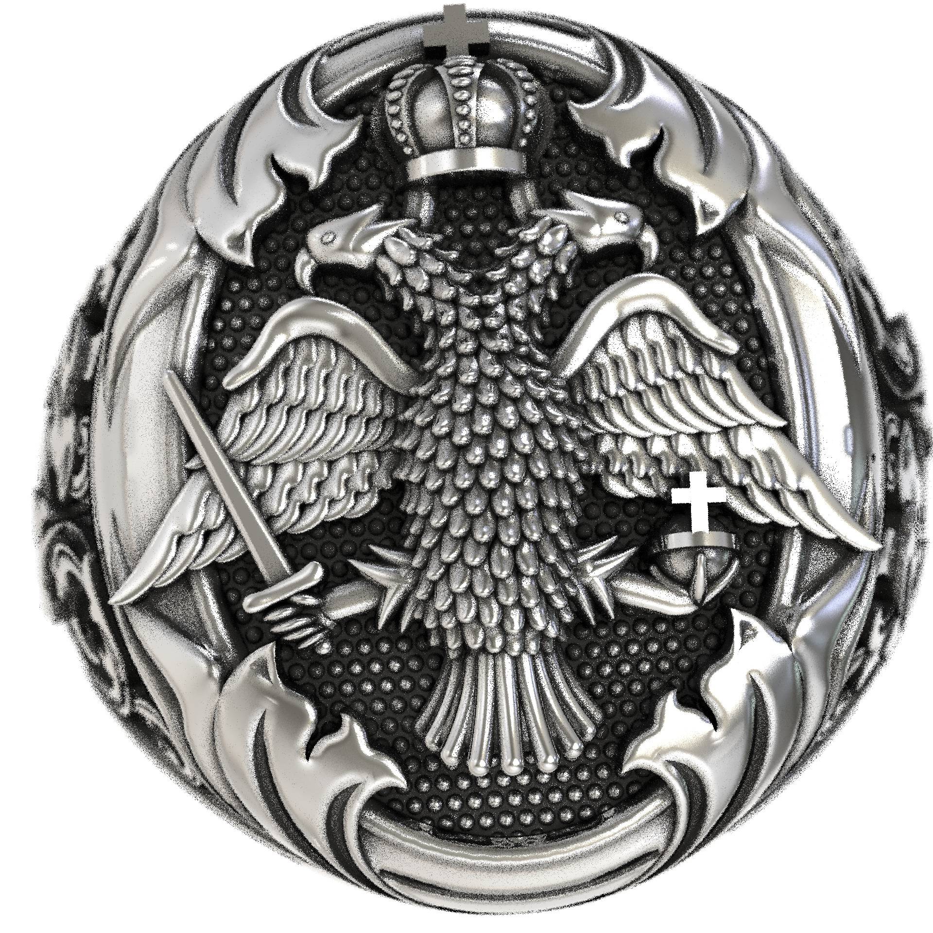 Luxury Signet Ring Byzantine Double-Headed Eagle