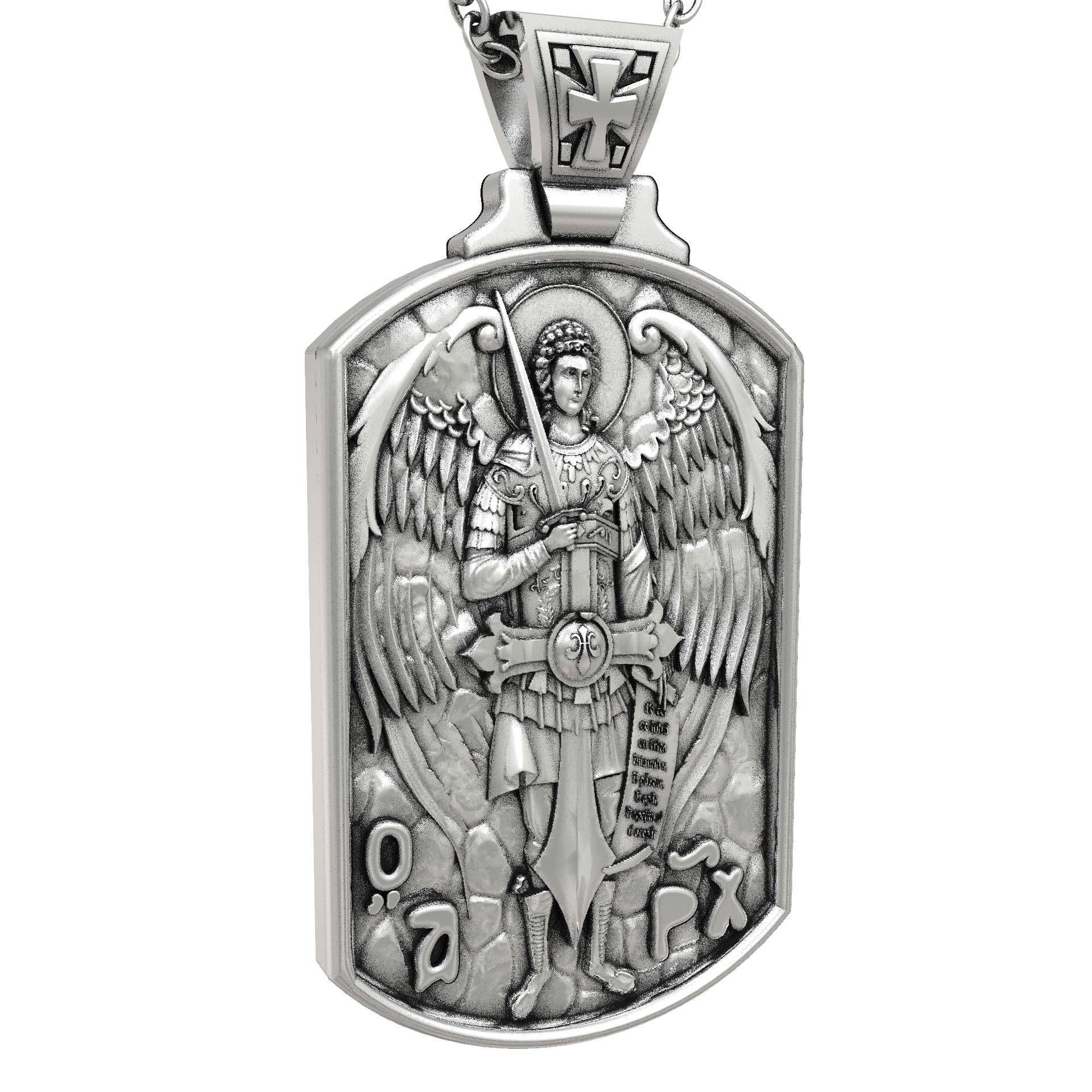 St Michael Men Eligious Necklace Pendant