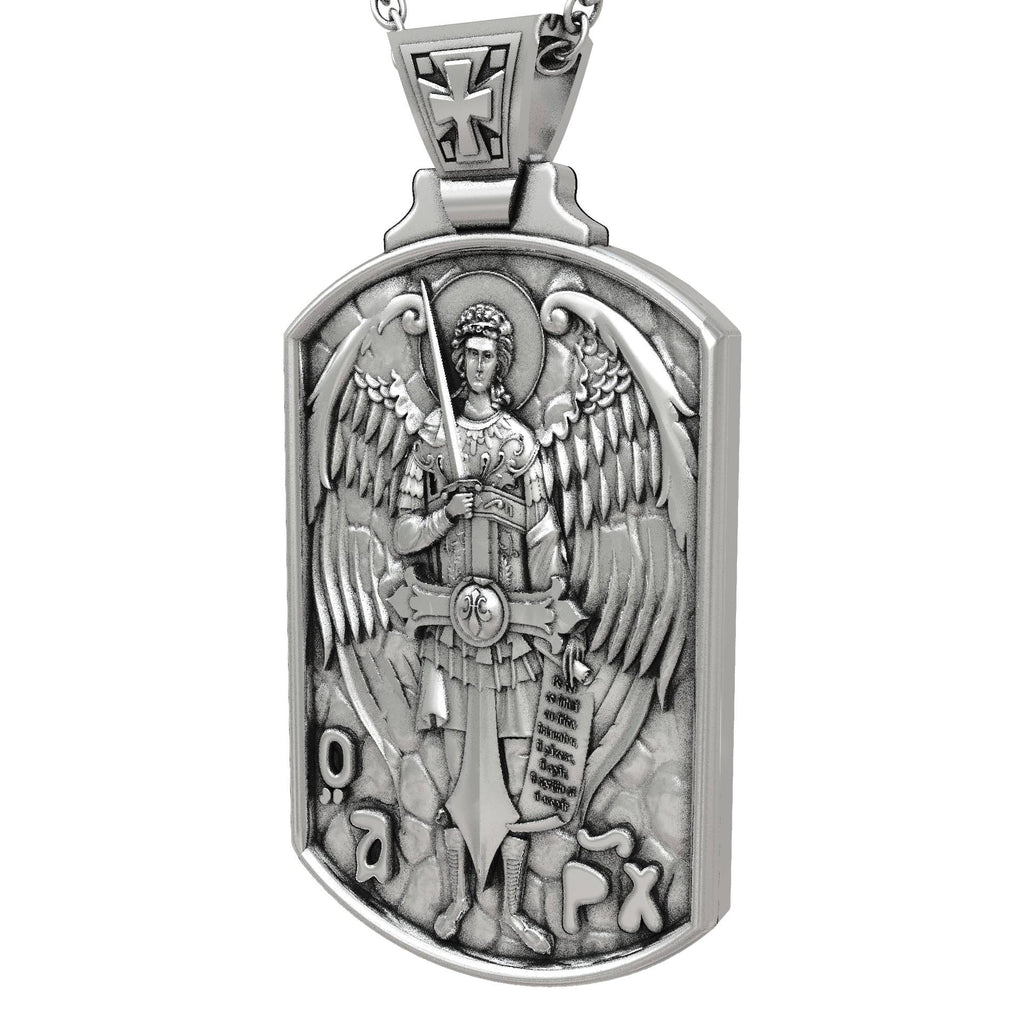 St Michael Men Eligious Necklace Pendant