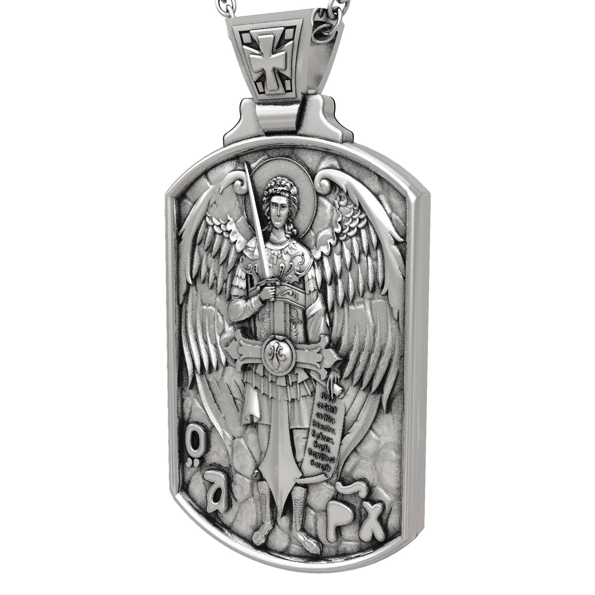 St Michael Men Eligious Necklace Pendant