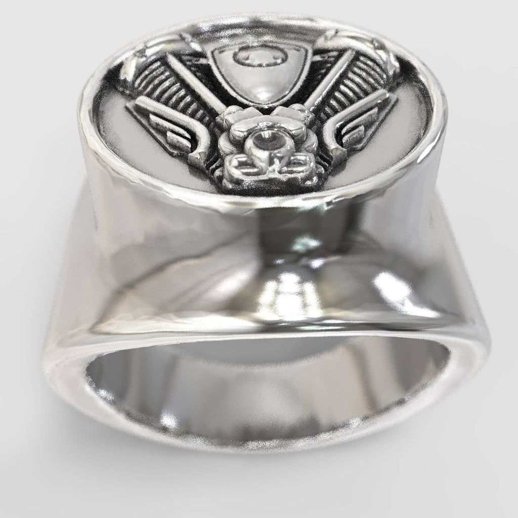 Mens Biker Ring Wild Spirit