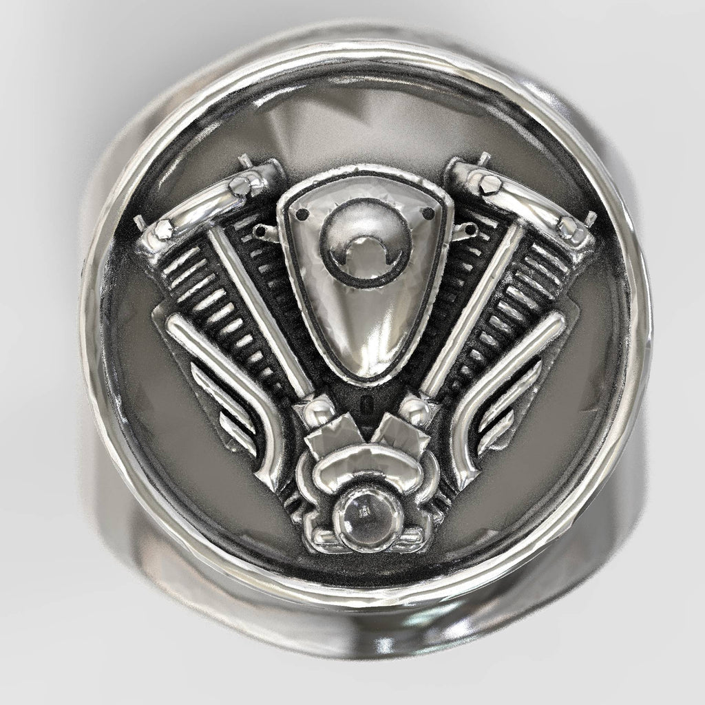 Mens Biker Ring Wild Spirit