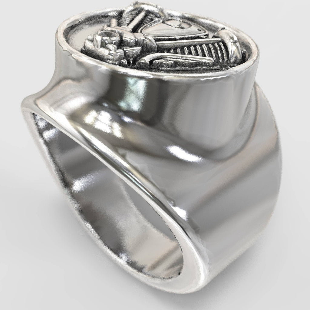 Mens Biker Ring Wild Spirit