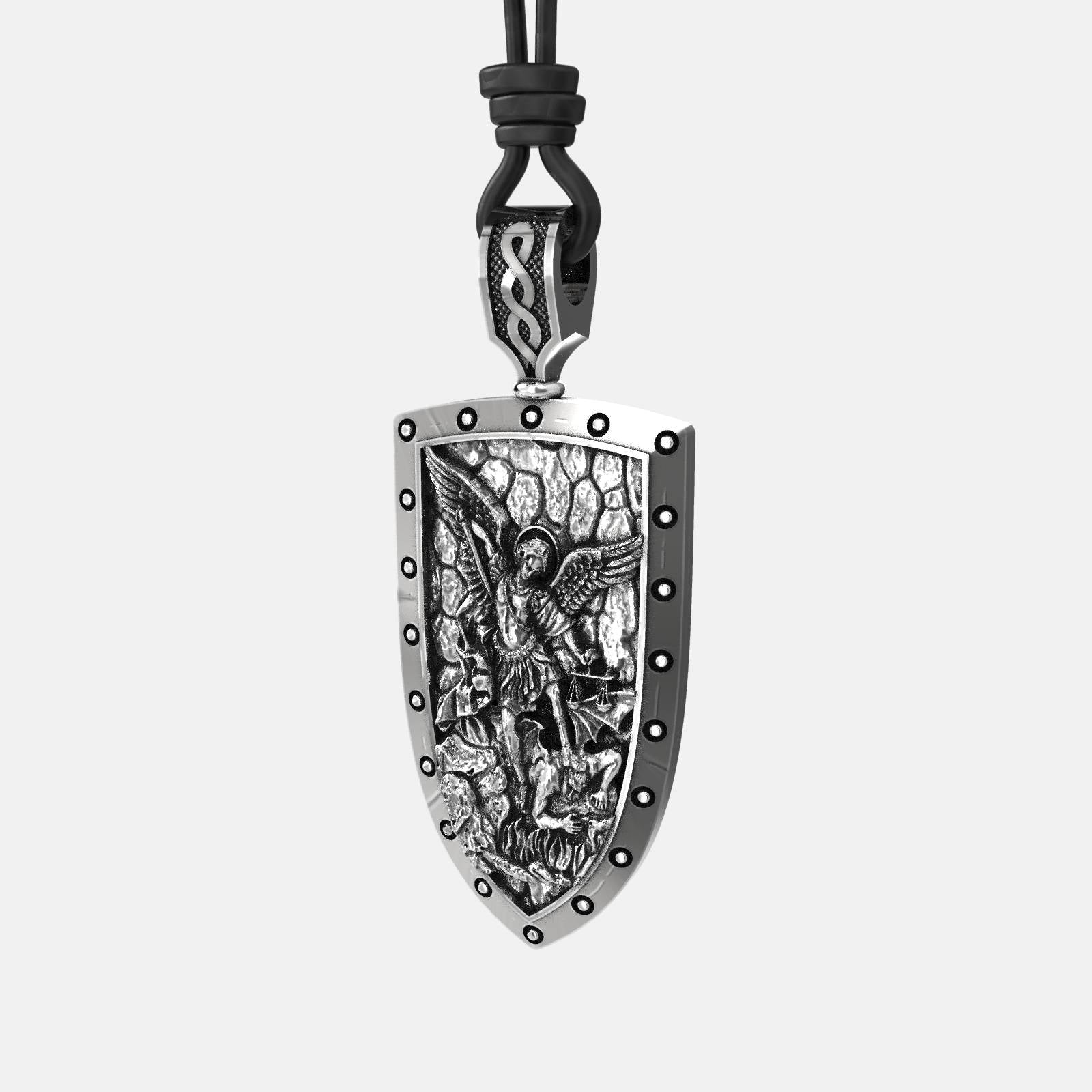 Catholic Archangel Michael Pendant Necklace