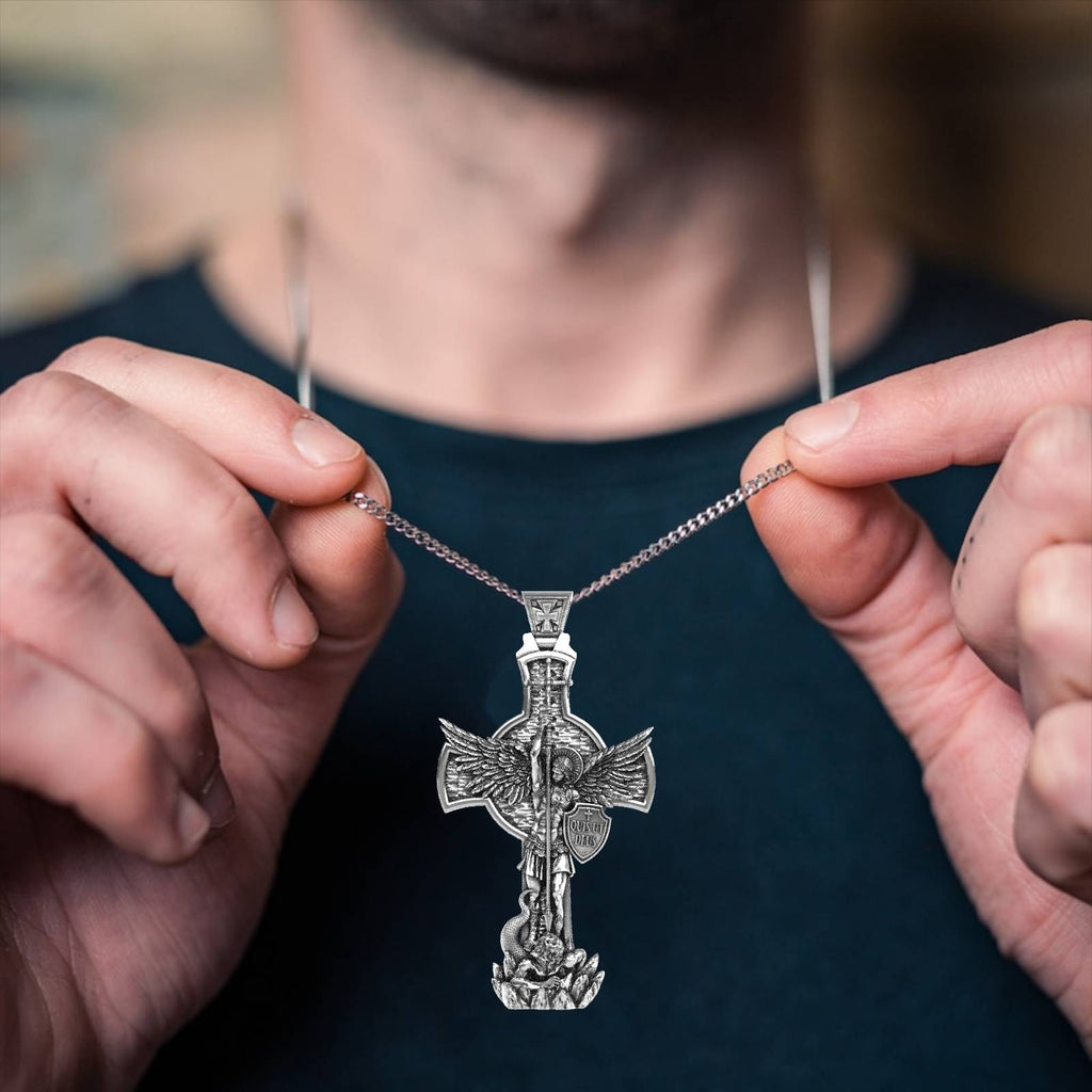 Unique Stylish Archangel Cross For Spiritual Protection