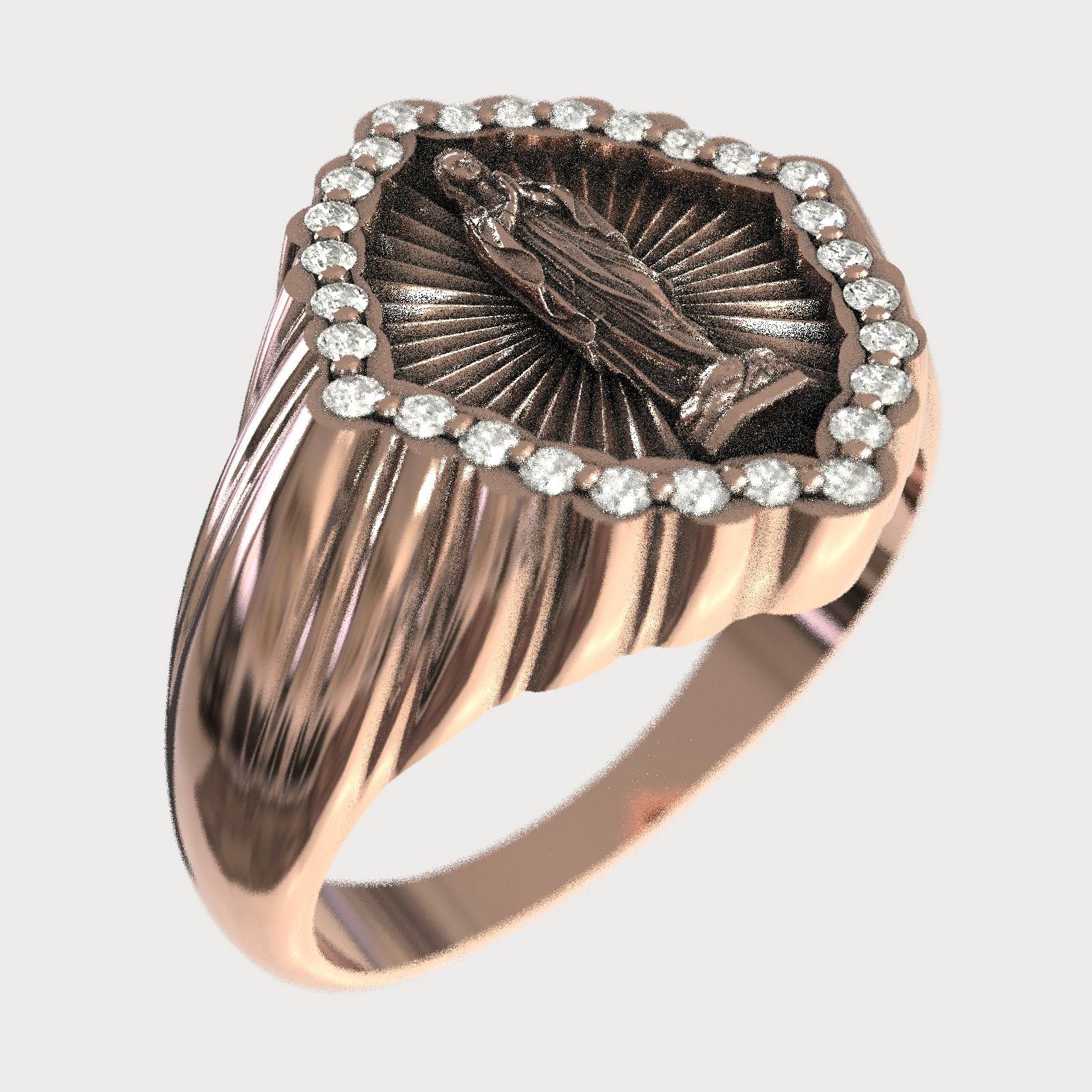 Elegant Chevalier Virgin Mary Ring