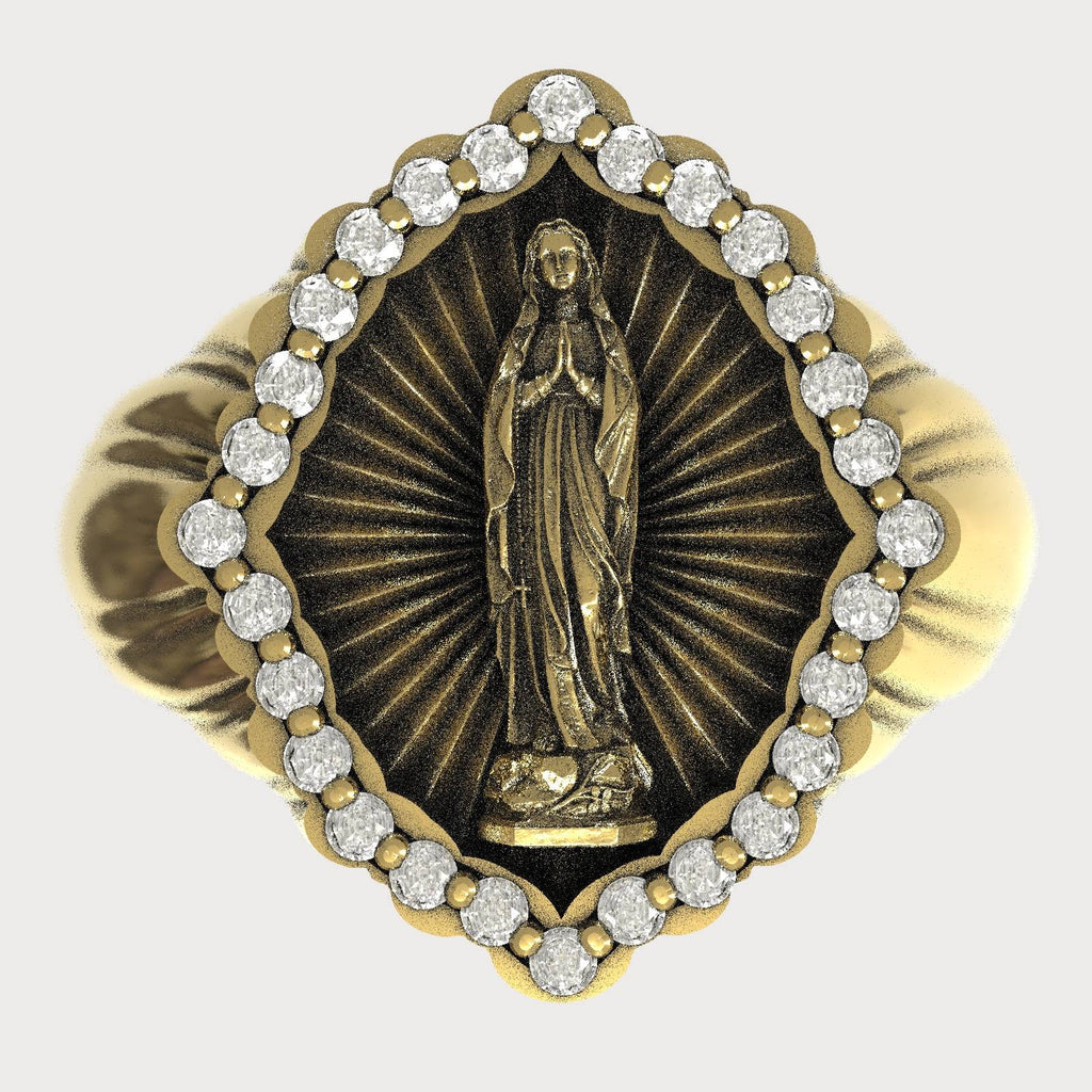 Elegant Chevalier Virgin Mary Ring