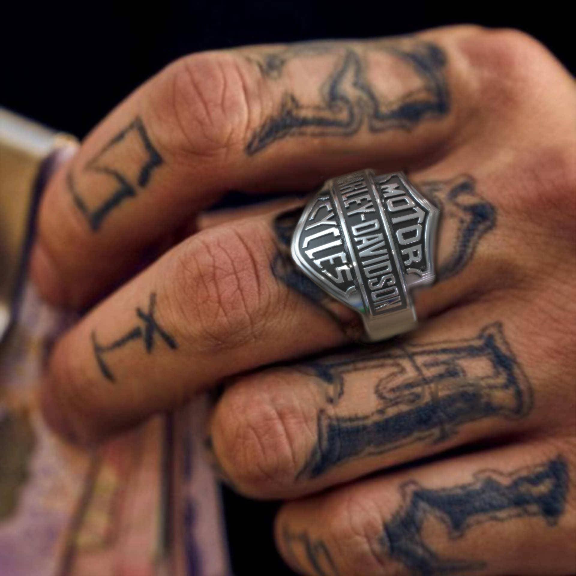 Legendary Biker Sterling Silver Ring